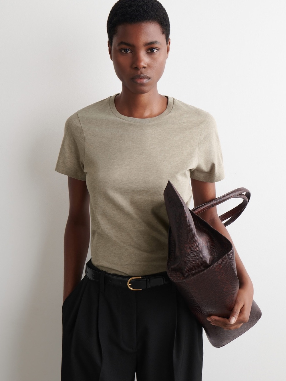 COS Cotton Crew Neck T-shirt